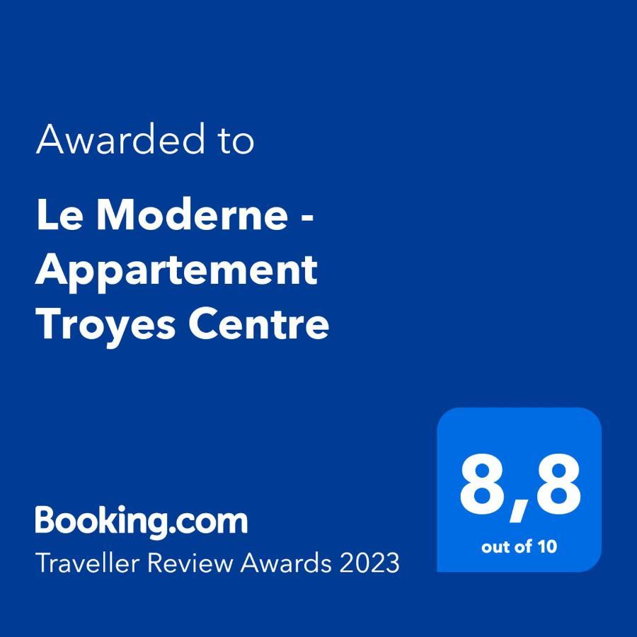 Le Moderne - Appartement Troyes Centre Exterior photo